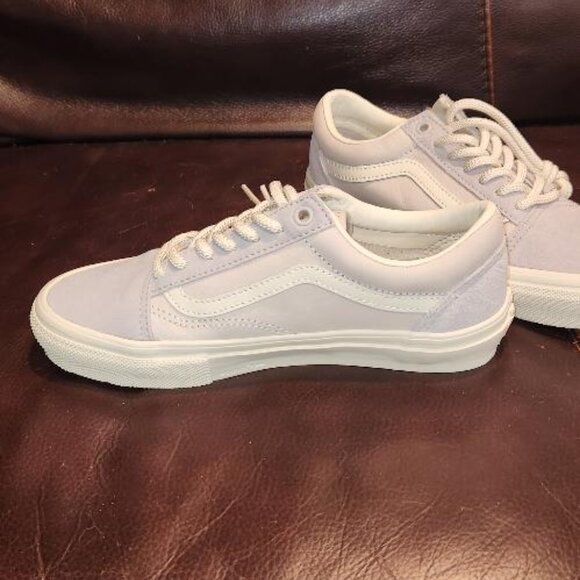 Vans Old Skool skate sneakers color marshmallow size Mens 5.5 - Picture 3 of 8